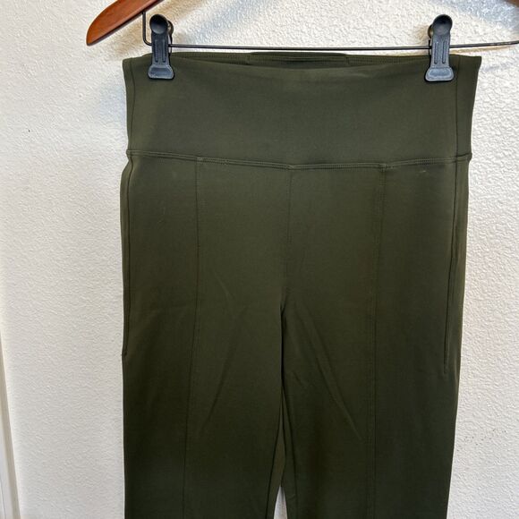 ATHLETA Delancey Straight Leg Pant Aspen Olive Green Athleisure Travel Sz  XS TP - Picture 3 of 11